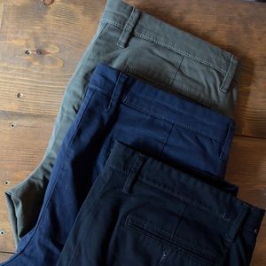 (3) Pairs of Goodfellow Chinos